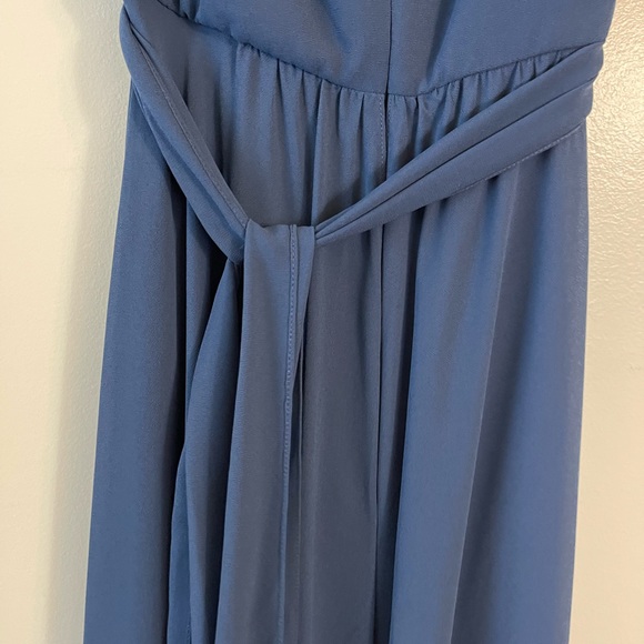 Amsale Trudy Bridesmaid dress blue - Picture 8 of 10